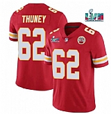 Men & Women & Youth Kansas City Chiefs #62 Joe Thuney Red Super Bowl LVII Patch Vapor Untouchable Limited Stitched Jersey,baseball caps,new era cap wholesale,wholesale hats